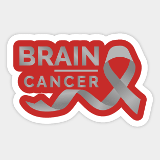 brain cancer Sticker